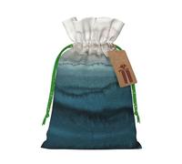 Within The Tides Printed Drawstring Gift Bags,Various Sizes, Bulk Plastic Packaging Bags