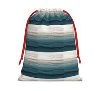 Within The Tides Printing Soft Drawstring Gift Bag With Red Ribbon Durable For Christmas Halloween For Adults Gifting