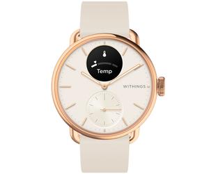 Withings ScanWatch 2 HWA10-MODEL 3-ALL - Unisex - 38 mm - Hybrid - Quartz with charger - Sapphire Glass White 20 mm