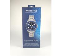 Withings ScanWatch Nova 42mm Smart Watch Blue Hybrid ECG SpO2 Temp Sleep Track