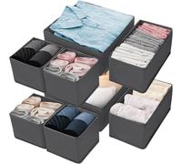 Withosent Drawer Organisers Storage Box for Underwear Clothes,Set of 8 Foldable