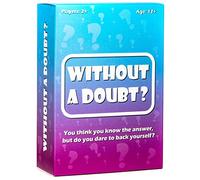 Without a Doubt? A hilarious quiz game of ridiculous questions, guesswork and family fun | 2+ players | Adults, Kids & Families