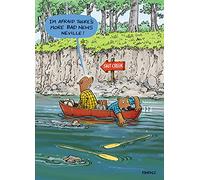 Without A Paddle Funny Birthday Greeting Card Fernz Animalfunction Humour Cards
