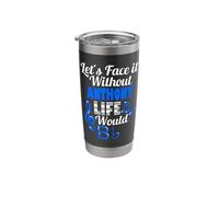 Without Anthony Life Would B Flat Music Lover First Name Stainless Steel Insulated Tumbler