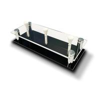Without Assembly Required Clear Cubes Tennis Ball Holder With Solid Wooden Base For Collector And Fans High Strengths Acrylic Rack