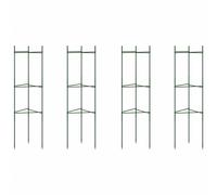 (without bag, 116 cm/ 4 pcs) vidaXL Tomato Cages Garden Climbing Plant Support Tomato Support Steel and PP