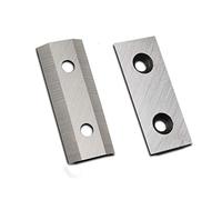 Without brand LT-TOOL, 1 Pair Garden Shredder Chipper Blade Knife Fits For SCREWFIX TITAN TTB3535HR 2500W