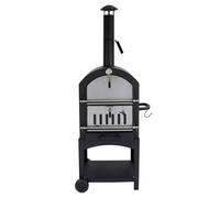 (Without Cover) Outdoor Pizza Oven & Charcoal Barbecue | Multi-Function Garden Oven