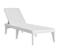 (without cushions) vidaXL Sun Lounger Daybed Garden Lounger Chaise Lounge Bed Outdoor Sun Bed PP