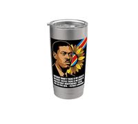 Without Dignity There is no Liberty - Patrice Lumumba Congo Stainless Steel Insulated Tumbler