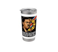 Without Dignity There is no Liberty - Patrice Lumumba Congo Stainless Steel Insulated Tumbler