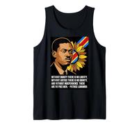 Without Dignity There is no Liberty - Patrice Lumumba Congo Tank Top