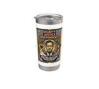 Without Dignity There is no Liberty - Patrice Lumumba Quote Stainless Steel Insulated Tumbler