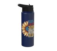 Without Dignity There is no Liberty - Patrice Lumumba Quote Stainless Steel Insulated Water Bottle