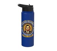 Without Dignity There is no Liberty - Patrice Lumumba Saying Stainless Steel Insulated Water Bottle