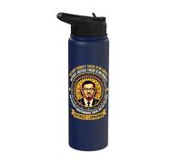 Without Dignity There is no Liberty - Patrice Lumumba Saying Stainless Steel Insulated Water Bottle