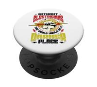 Without Electricians The World Would Be A Darker Place PopSockets Adhesive PopGrip