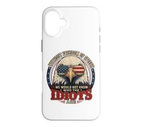 Without Freedom Of Speech On Back Bald Eagle USA Flag Case for iPhone 16 Plus