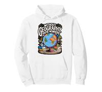 Without Geography You're Nowhere Funny Quote Pullover Hoodie