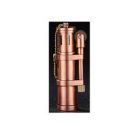 (Without Kerosene) YTMY Vintage Old-fashioned Lighter, Soft Flame, Red Bronze, Candle,Gift