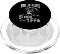 Without Kings Since 1776 USA Patriot Democracy 4th of July US PopSockets PopGrip for MagSafe