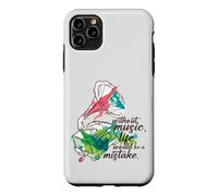 Without Music Life Would Be A Mistake Vintage Gramophone Case for iPhone 11 Pro Max