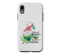 Without Music Life Would Be A Mistake Vintage Gramophone Case for iPhone XR