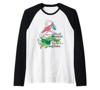 Without Music Life Would Be A Mistake Vintage Gramophone Raglan Baseball Tee