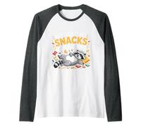 Without My Snacks I Am Nothing Food Lover Cravings - Raglan Baseball Tee