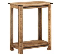 (without shelf, 60 x 35 x 75 cm) vidaXL Console Table Hallway Tea End Table Accent Side Table Solid Wood Mango