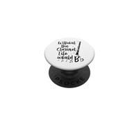 Without The Clarinet Life Would B Flat Music Pun PopSockets Adhesive PopGrip