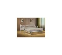 (Without Trundle) Silvana Metal Day Bed with or without Trundle with Kerri Mattress