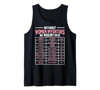 Without Women Inventors We Wouldn't Have Aquariums Dishwashe Tank Top