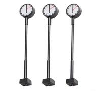 Withtalentto 3Pcs Model Railway Operating Lights, HO Scale 1:87 Model Railway Clock Light Lamps for Building Layouts and Landscapes, Mininature With Wiring