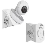 WiTi Baby Monitor Camera Wall Mount, Adjustable Angle for Infant Optics, Motorola,Samsung babysense and Compatible for Most Universal Baby Monitor Surveillance Cameras. Aluminium Alloy Material(White)