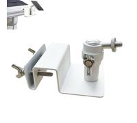 WiTi Stainless Steel Universal Solar Panel Gutter Mount for Eufy, Arlo, Wyze, Reolink Solar Panels and More (White)