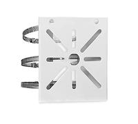 WiTi Universal Vertical Pole Mount for Security Camera, Solid Metal Mounting Corner Bracket with Loops, Suitable for CCTV Cameras(Medium Size)