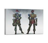 WITIN Gaming Poster Apex Legends Mad Maggie Decorative Canvas Family Bedroom Picture Painting 12x18inch(30x45cm)