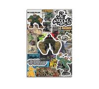 WITIN Mf Doom Compilation Poster Decorative Canvas Family Bedroom Picture Painting 12x18inch(30x45cm)