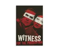 Witness for The Prosecution Suspense Thriller Crime Movie Poster (1) Poster Print Art Wall Painting Canvas Posters Modern Bedroom Decor 20x30inch(50x75cm)