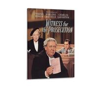 Witness for The Prosecution Suspense Thriller Crime Movie Poster (2) Print Photo Art Painting Canvas Poster Home Modern Decor Posters 08x12inch(20x30cm)