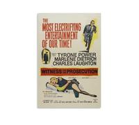 Witness for The Prosecution Suspense Thriller Crime Movie Poster (3) Posters Wall Art Painting Canvas Prints Decor Poster Artworks 20x30inch(50x75cm)