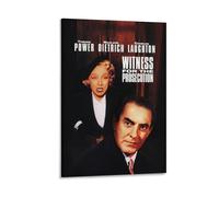 Witness for The Prosecution Suspense Thriller Crime Movie Poster (4) Poster Painting Canvas Wall Art Living Room Posters Painting 16x24inch(40x60cm)