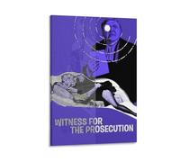 Witness for The Prosecution Suspense Thriller Crime Movie Poster (6) Canvas Wall Art Prints Poster Photo Picture Painting Posters Room Decor 12x18inch(30x45cm)