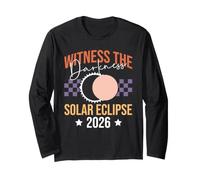 Witness the Darkness Solar Eclipse 2026 Long Sleeve T-Shirt
