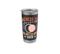 Witness the Darkness Solar Eclipse 2026 Stainless Steel Insulated Tumbler