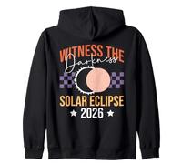 Witness the Darkness Solar Eclipse 2026 Zip Hoodie