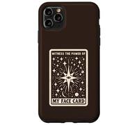 Witness The Power Of My Face Card Tarot Horoscope Beauty Pun Case for iPhone 11 Pro Max