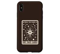 Witness The Power Of My Face Card Tarot Horoscope Beauty Pun Case for iPhone XS Max
