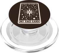 Witness The Power Of My Face Card Tarot Horoscope Beauty Pun PopSockets PopGrip for MagSafe